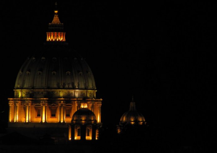 Rome St Peter's Basilica Night Church Cathedral 